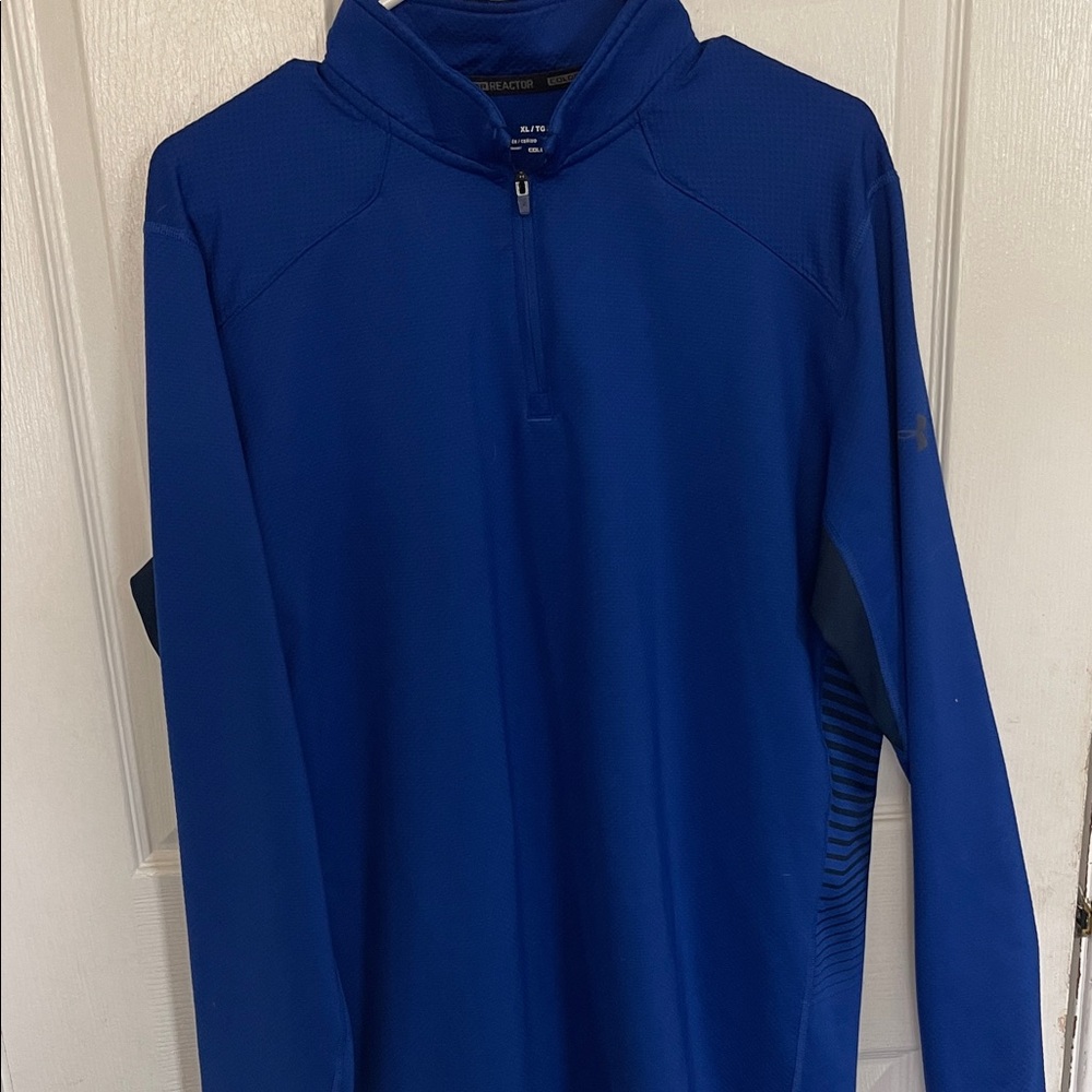 Under Armour Blue Quarter-Zip Performance Pullover
